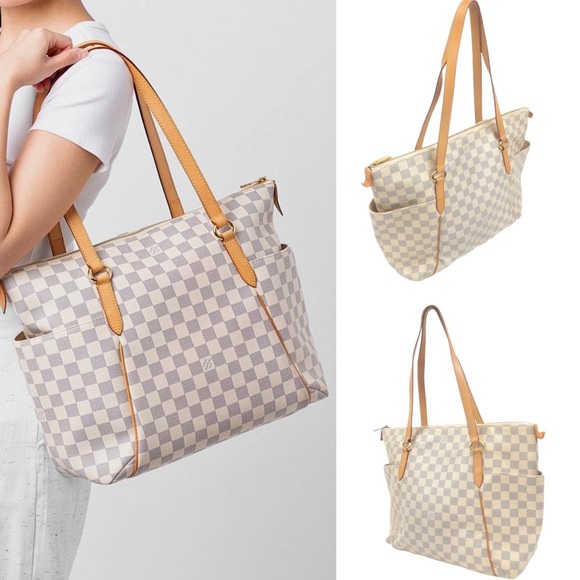 Louis Vuitton Handbags - Damier Azur Totally MM Tote Bag by Louis Vuitton